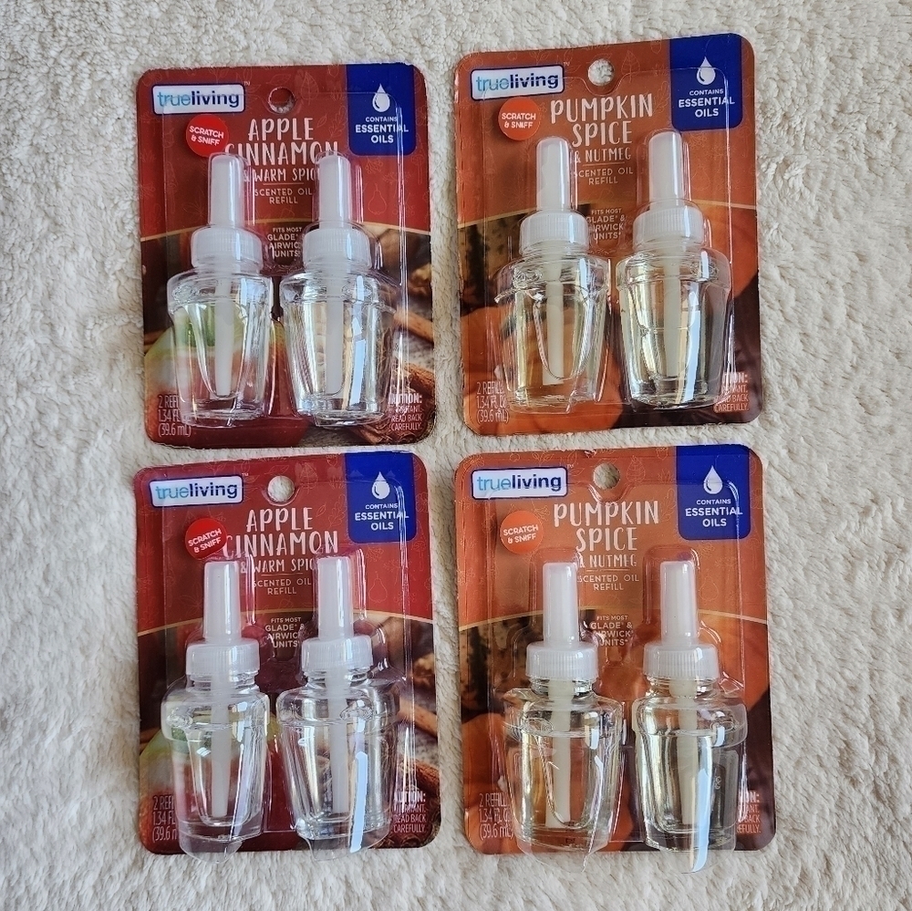 NEW TRUE LIVING limited edition air freshener refills bundle of 4
